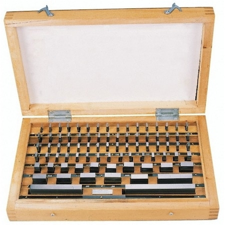 Igaging Gage Block Set, Grade 0, 81 Pcs with NIST Cert - 36-081-0 36-081-0